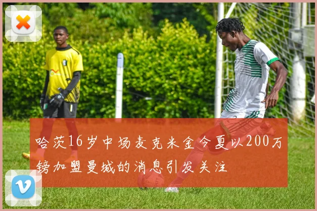 哈茨16岁中场麦克米金今夏以200万镑加盟曼城的消息引发关注